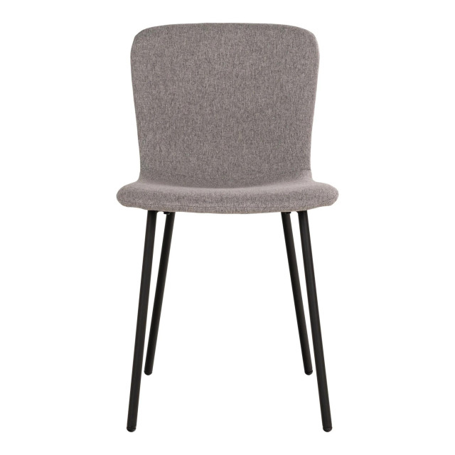 Lewis & Loft Eetkamerstoelen logan polyester staal - set van 4 2974806 large