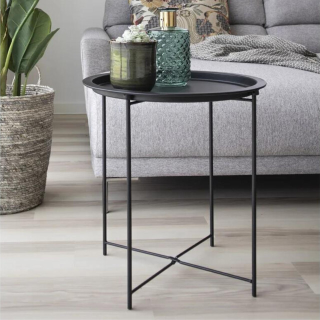 QUVIO Salontafel noah rond staal Ø47cm - 2974838 large