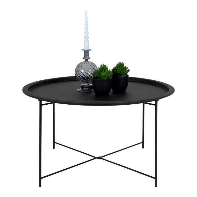 QUVIO Salontafel noah rond staal Ø75 - 2974835 large
