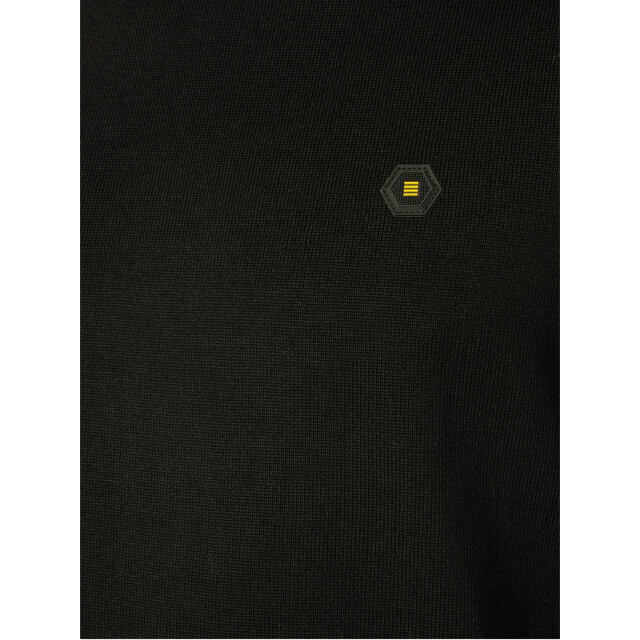 No Excess Pullover rollneck 2 coloured melang black 25210982-020 large