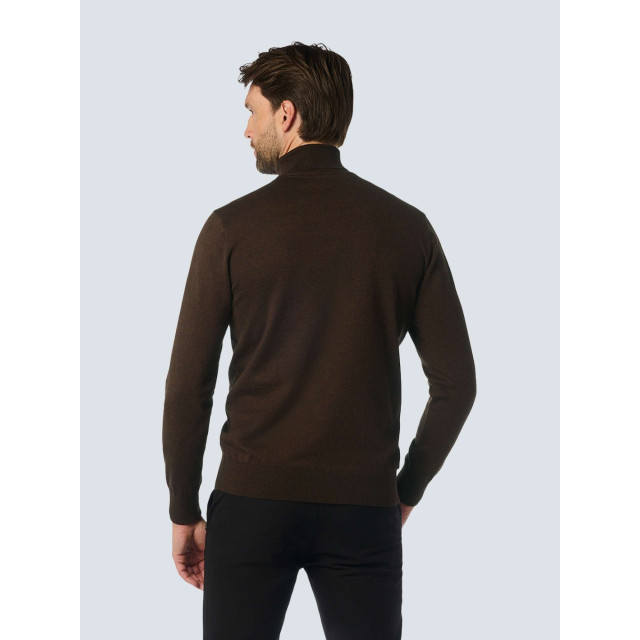 No Excess Pullover rollneck 2 coloured melang brown 25210982-040 large