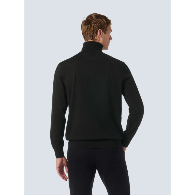 No Excess Pullover rollneck 2 coloured melang black 25210982-020 large