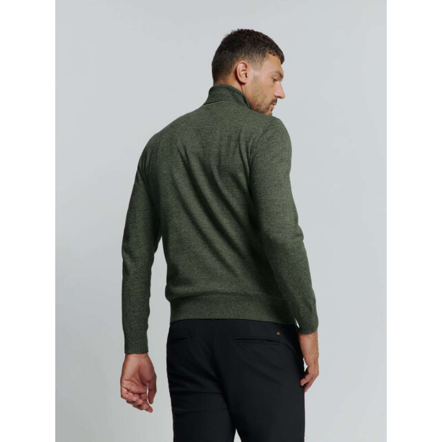 No Excess Pullover rollneck 2 coloured melang smoke 25210982-049 large