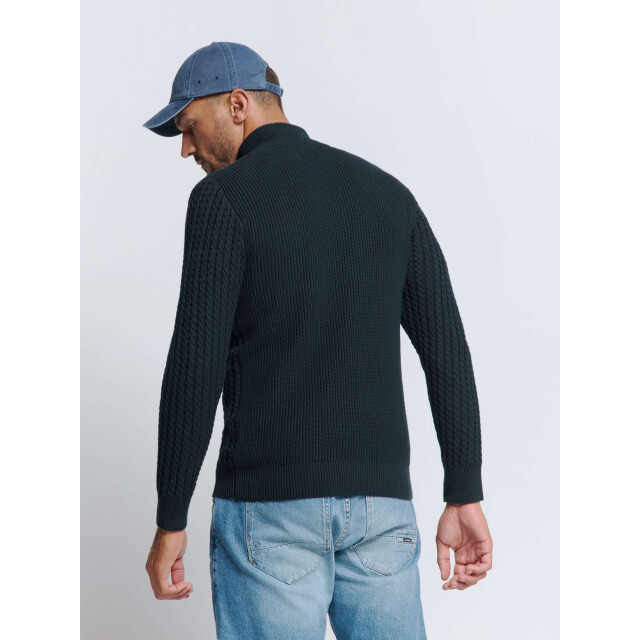 No Excess Pullover half zipper and button sol night 25230962-078 large