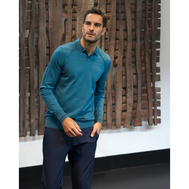 Kollekt Jeukvrije merino wollen polo trui 6207-432 large