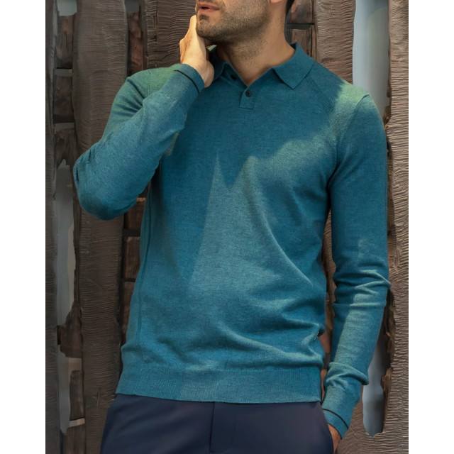 Kollekt Jeukvrije merino wollen polo trui 6207-432 large