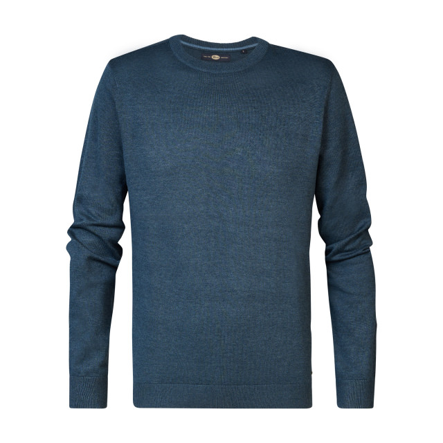 Petrol Industries men knitwear round neck basic m-3040-kwr201 5185 midnight blue 05711.247.0013 large