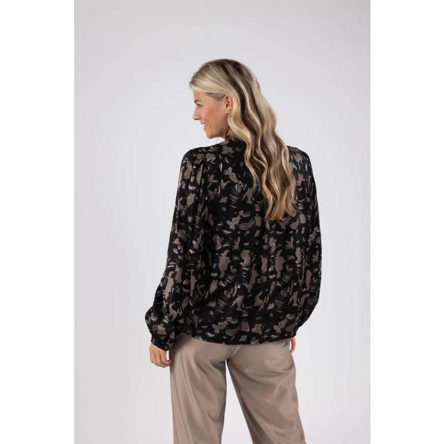 Nukus Fw240469 223 namibia blouse black/walnut FW240469 223 large