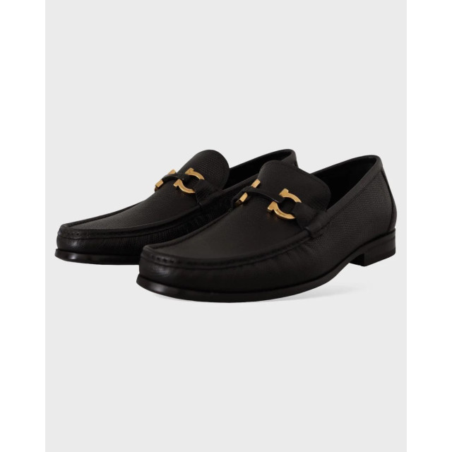 Ferragamo Kalfsleer moccasins loafers schoenen Salvatore Ferragamo Kalfsleer Moccasins Loafers Schoenen Zwart large