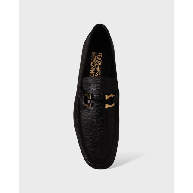 Ferragamo Kalfsleer moccasins loafers schoenen Salvatore Ferragamo Kalfsleer Moccasins Loafers Schoenen Zwart large