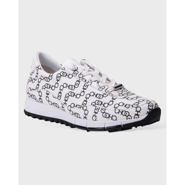 Jimmy Choo Wit / monza sneakers Jimmy Choo Wit / Zwart Monza Sneakers large