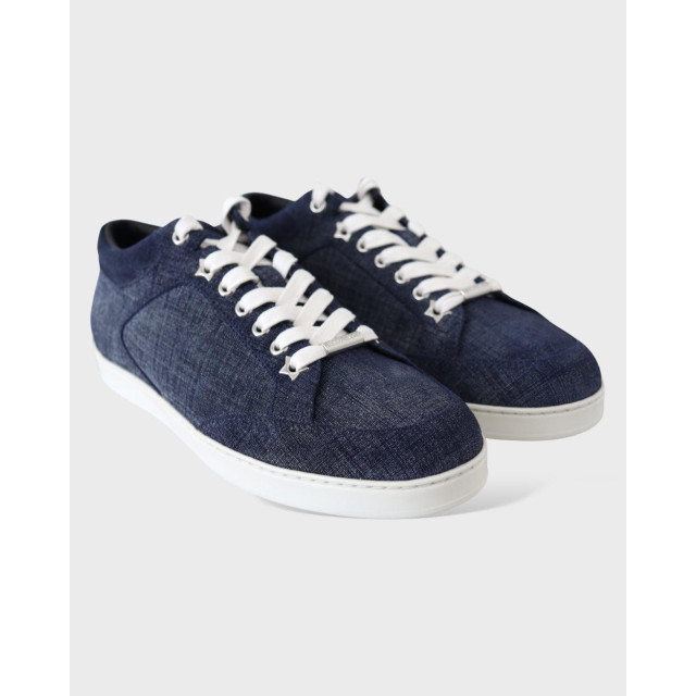 Jimmy Choo Miami denim sneakers Jimmy Choo Miami Blauwe Denim Sneakers large