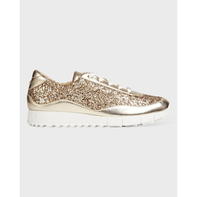 Jimmy Choo Leren sneakers Jimmy Choo Goud Leren Sneakers large