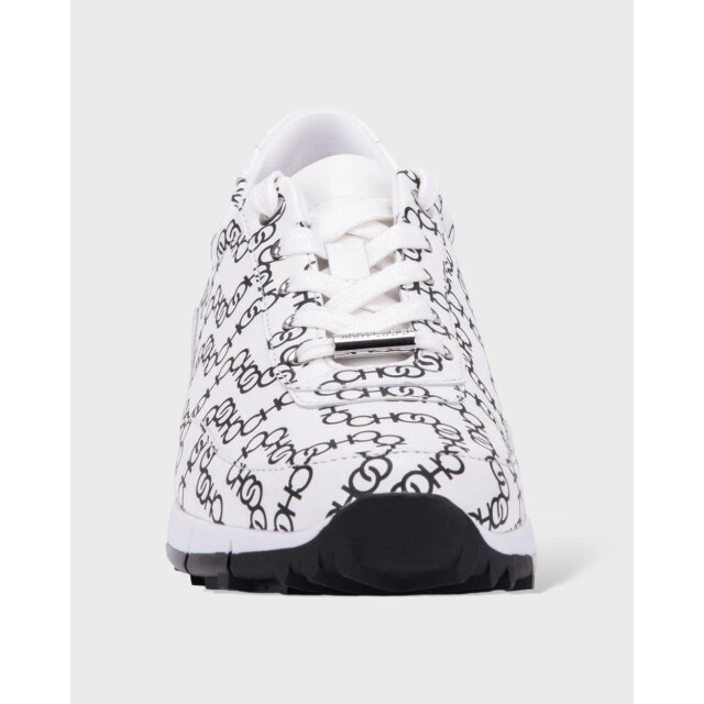 Jimmy Choo Wit / monza sneakers Jimmy Choo Wit / Zwart Monza Sneakers large
