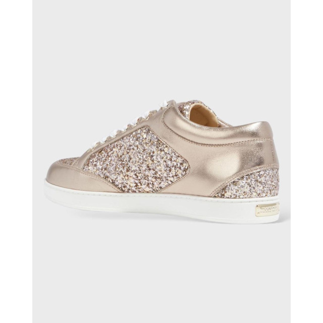 Jimmy Choo Leren miami sneakers Jimmy Choo Roze Leren Miami Sneakers large