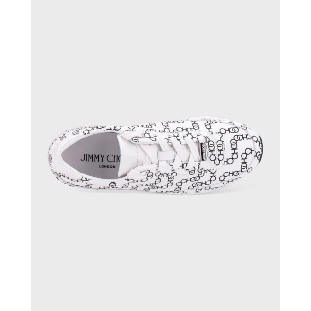Jimmy Choo Wit / monza sneakers Jimmy Choo Wit / Zwart Monza Sneakers large