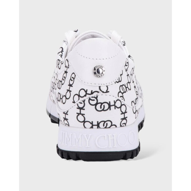 Jimmy Choo Wit / monza sneakers Jimmy Choo Wit / Zwart Monza Sneakers large