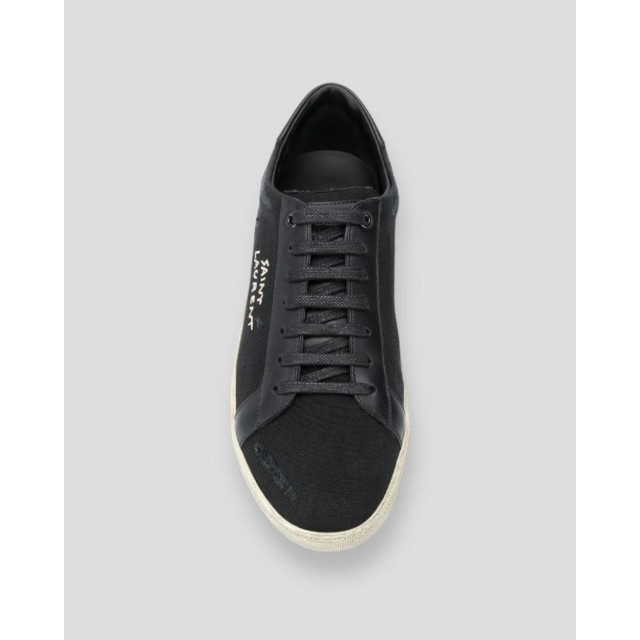 Saint Laurent Leer sneakers Saint Laurent Leer Sneakers Zwart large