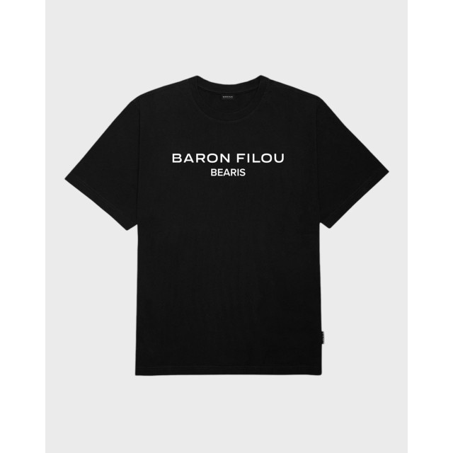 Baron Filou Organic back print t-shirt unisex cxvii Baron Filou Organic Back Print Zwart T-shirt Unisex CXVII large