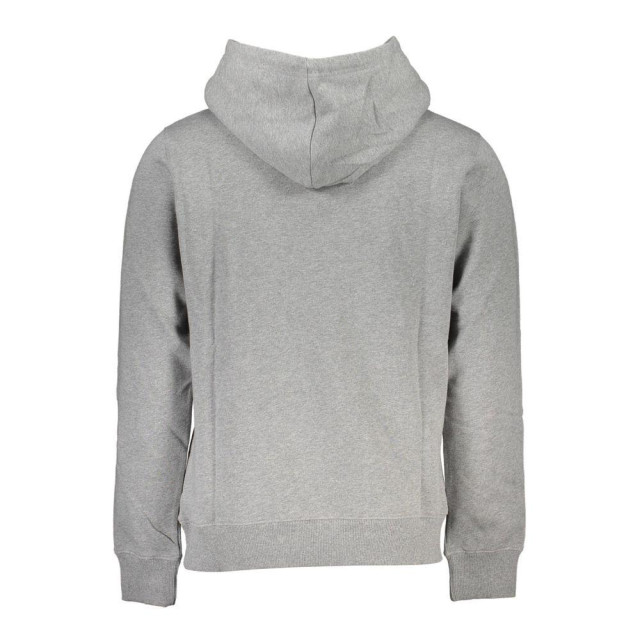 Calvin Klein Hoodie Calvin Klein Grijze Katoenen Hoodie Met Logo large