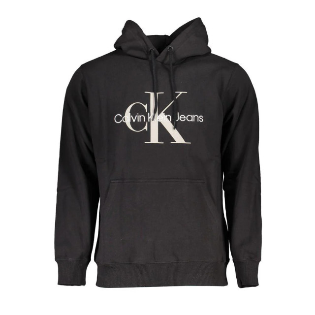 Calvin Klein Hoodie Calvin Klein Zwart Katoenen Hoodie Met Logo large