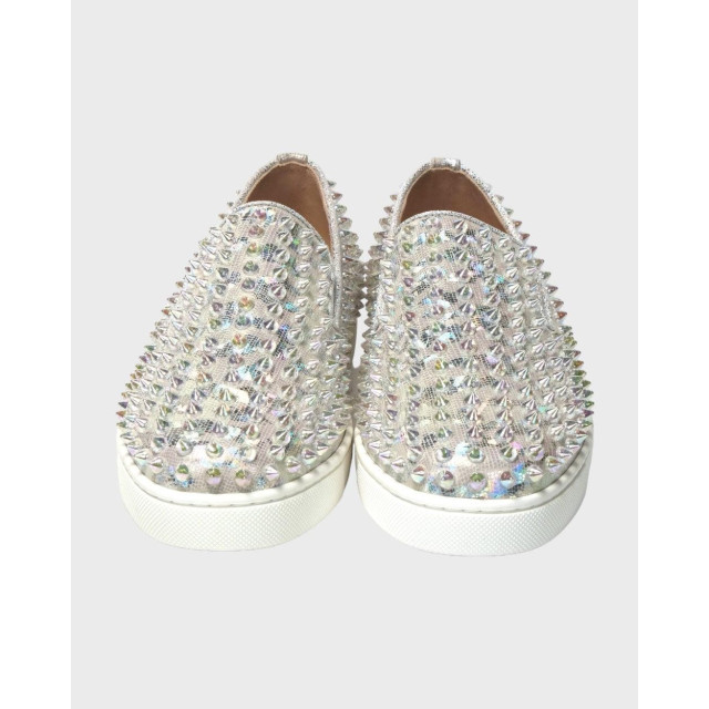 Christian Louboutin Roller boat dames sneakers met studs Christian Louboutin Wit Roller Boat Dames Sneakers Met Studs large