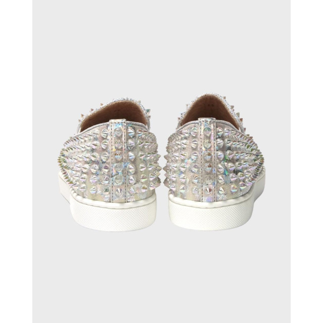 Christian Louboutin Roller boat dames sneakers met studs Christian Louboutin Wit Roller Boat Dames Sneakers Met Studs large