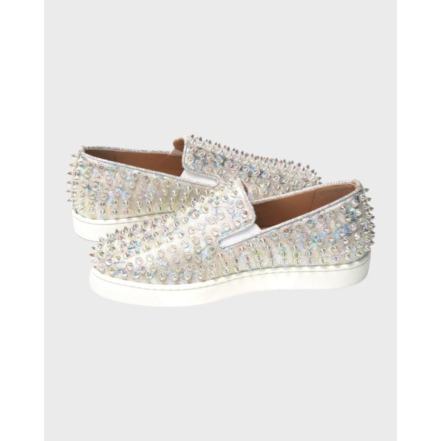 Christian Louboutin Roller boat dames sneakers met studs Christian Louboutin Wit Roller Boat Dames Sneakers Met Studs large