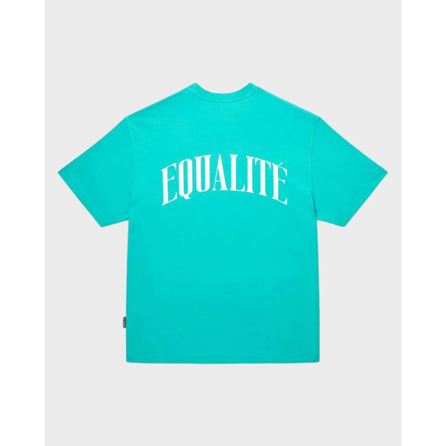 Equalite Equalite oliver oversized t-shirt turqoise / off white unisex Equalite Oliver Oversized T-shirt Turqoise / Off White Unisex large