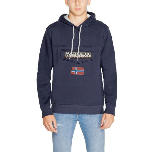 Napapijri Hoodie Napapijri Blauw Hoodie large