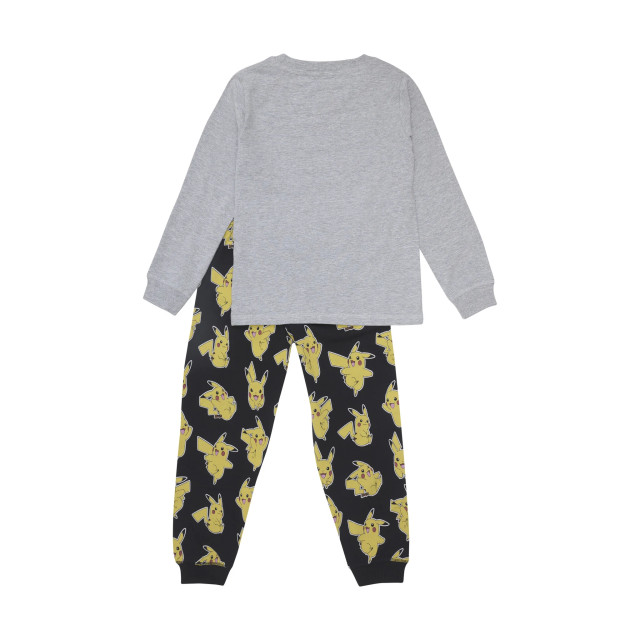 Minymo Jongens pyjama melange 6591-1230 - Grijs melange large