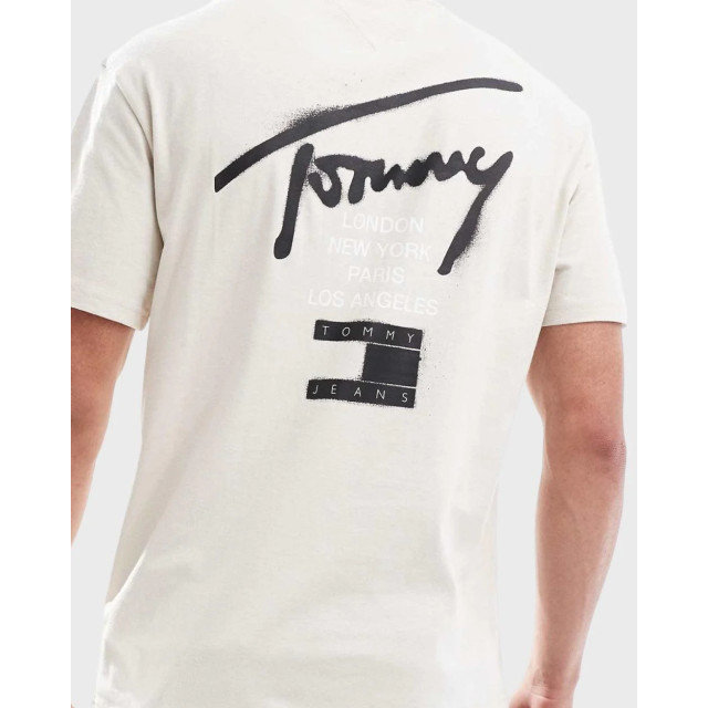 Tommy Hilfiger Tommy hilfiger t-shirt Tommy Hilfiger Signature Tee Beige T-shirt large