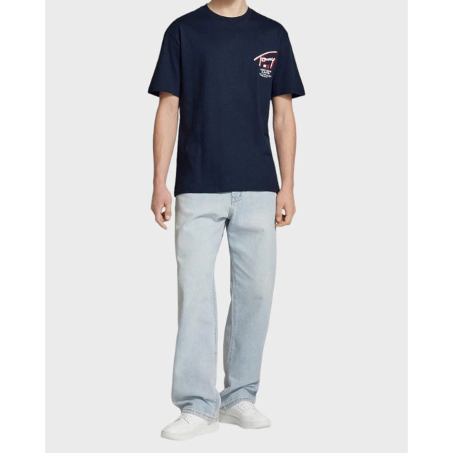 Tommy Hilfiger Tommy hilfiger t-shirt Tommy Hilfiger Blauw Street T-shirt large