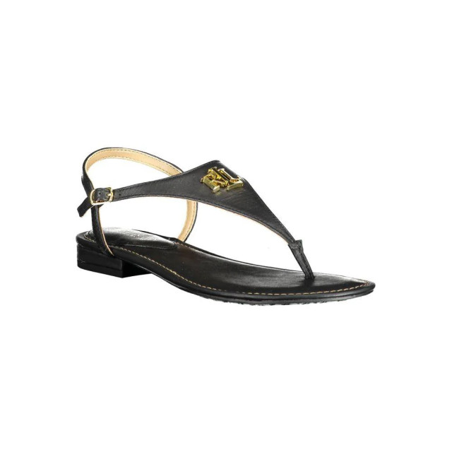 Polo Ralph Lauren Leren sandalen Ralph Lauren Zwart Leren Sandalen large