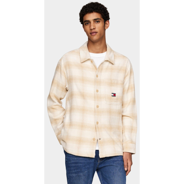 Tommy Hilfiger Casual hemd lange mouw tjm badge check overshirt dm0dm19657/ab9 183695 large