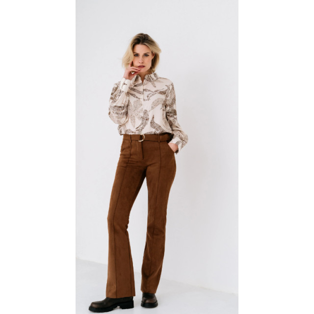 Zizo Pia pants suedine- pia-brown large