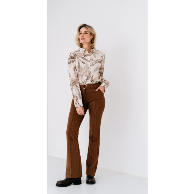 Zizo Pia pants suedine- pia-brown large