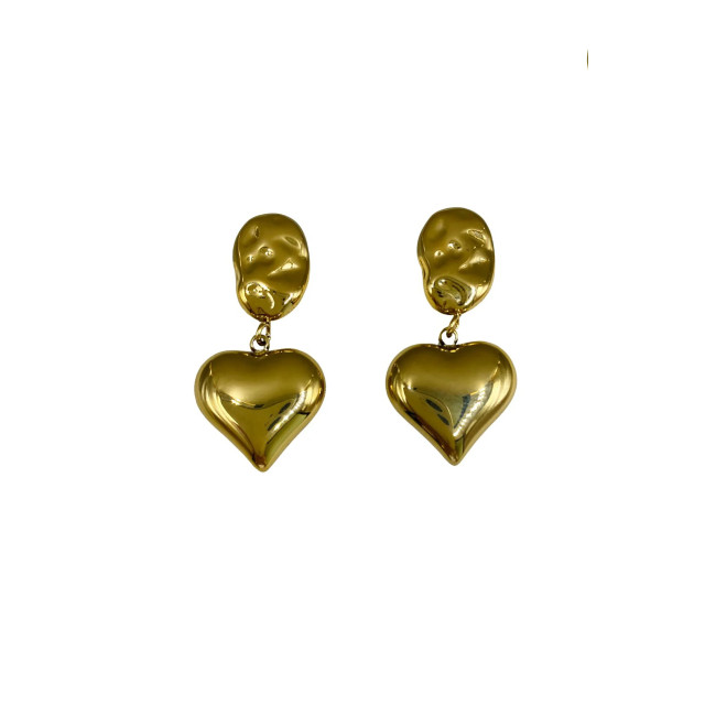 Bonnie studios Bs538 heart earrings BS538 Heart Earrings large