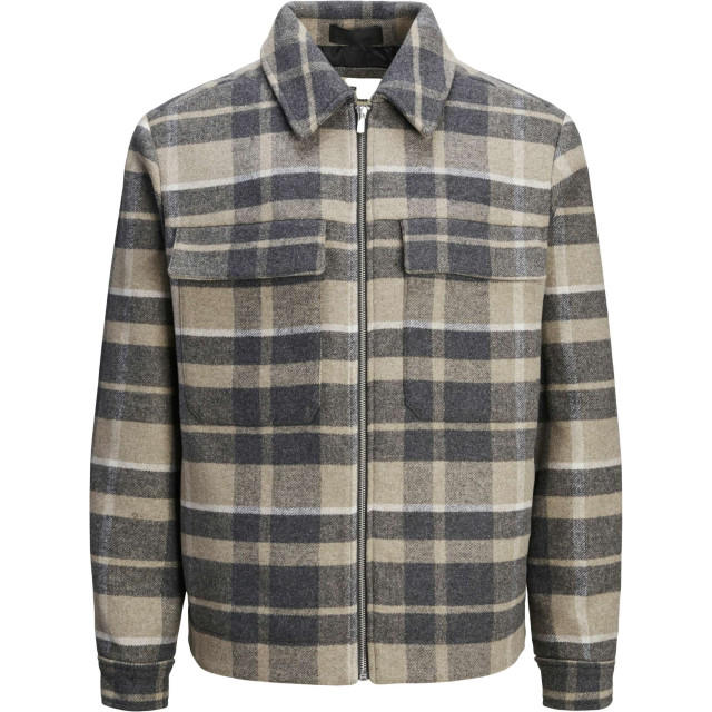 Jack & Jones Jprccrussel wool blend jacket sn high-rise/check 12259393-176601001 large