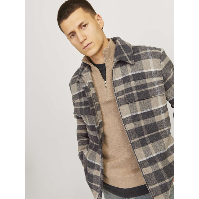 Jack & Jones Jprccrussel wool blend jacket sn high-rise/check 12259393-176601001 large