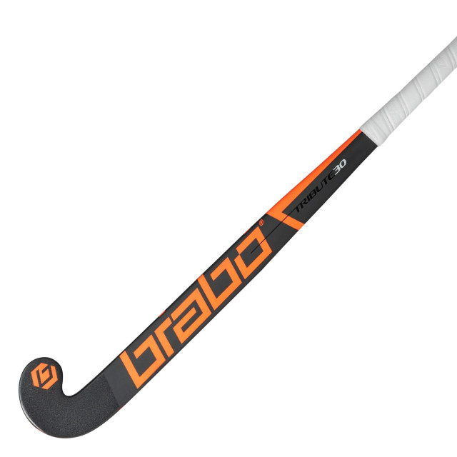 Brabo tribute 30 cc grey/orange hockey stick composite heren - 066995_905-36,5XL large