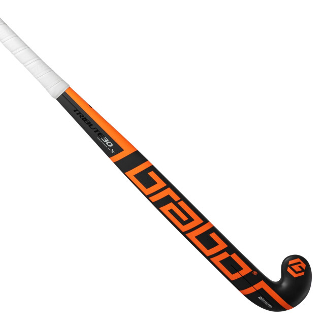 Brabo tribute 30 cc grey/orange hockey stick composite heren - 066995_905-36,5XL large