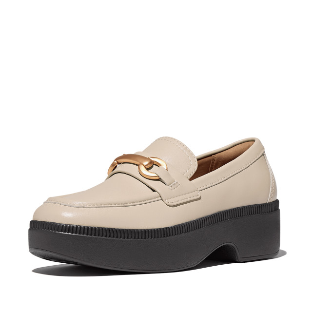 FitFlop F-luma chunky-snaffle leather demi-wedge loafers IJ7 large