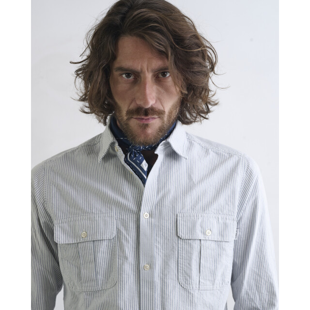J.C. Rags Ruster casual overhemd met lange mouwen 084586-002-L large
