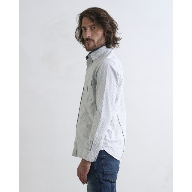 J.C. Rags Ruster casual overhemd met lange mouwen 084586-002-L large