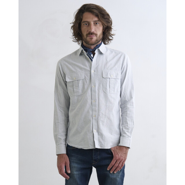 J.C. Rags Ruster casual overhemd met lange mouwen 084586-002-L large
