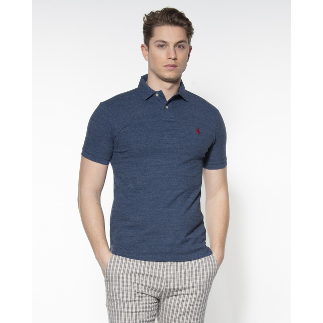 Polo Ralph Lauren Slim fit mesh polo met korte mouwen 058471-001-XXL large