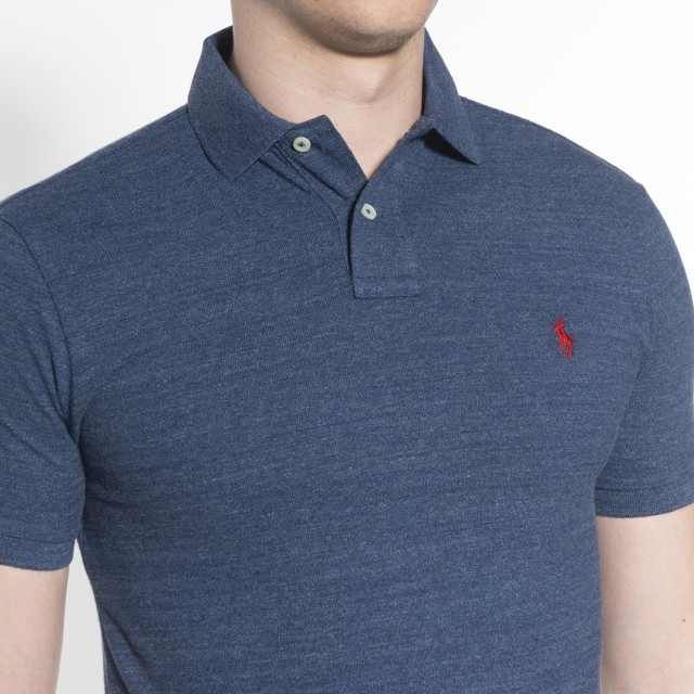 Polo Ralph Lauren Slim fit mesh polo met korte mouwen 058471-001-XXL large