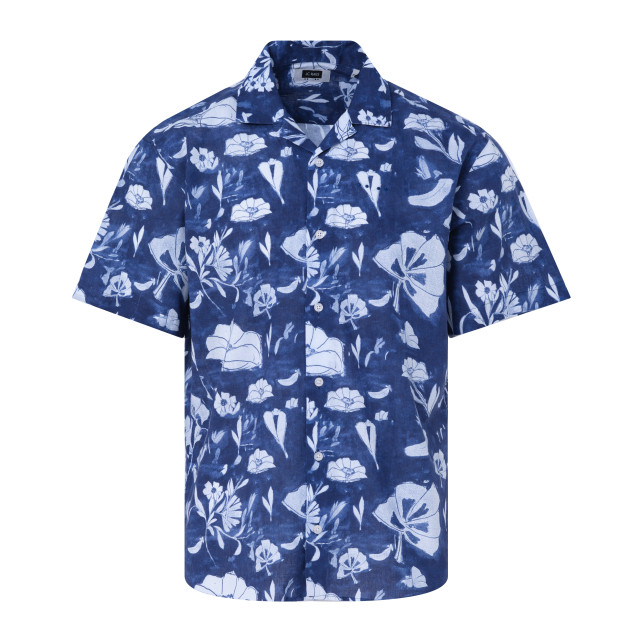 J.C. Rags Elvis floral casual overhemd met korte mouwen 088398-003-XXL large