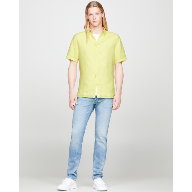 Tommy Hilfiger Menswear casual overhemd met korte mouwen 094685-001-M large